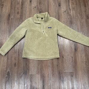 Patagonia Light Brown Half-Zip Sweater